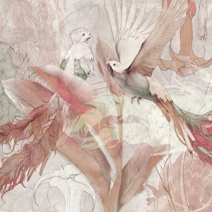 MALUMI - TAPETA PANAMA PEACH