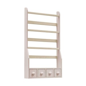 INMONDO - PÓŁKA Z SZUFLADKAMI LOUVE RÓŻOWY