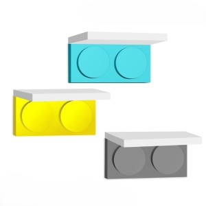 FOAM WALL - PÓŁKA WISZĄCA BLOCK SHORT