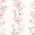 tapeta w kwiaty do pokoju dziewczynki dekorillo