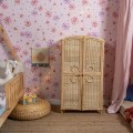 tapeta w kwiaty do pokoju dziewczynki dekorillo