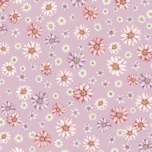 DEKORILLO - TAPETA DLA DZIEWCZYNKI PURPLE GARDEN FIOLET