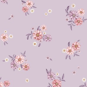 DEKORILLO - TAPETA DLA DZIEWCZYNKI VERY PURPLE LAWENDA