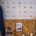 tapeta w tęcze do pokoju dziewczynki