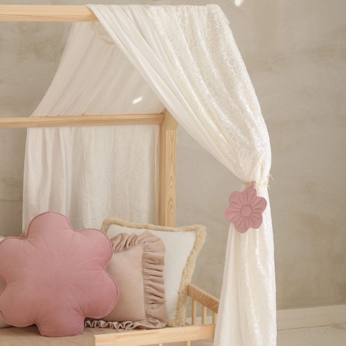 ZASŁONKA BOHO NA ŁÓŻKO DOMEK