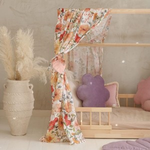 MOI MILI - ZASŁONKA NAD ŁÓŻKO DOMEK FLOWER POWER