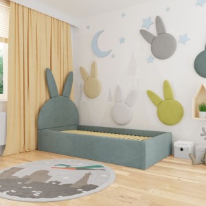 DAPPI - ŁÓŻKO TAPICEROWANE KRÓLICZEK BUNNY