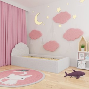 DAPPI - ŁÓŻKO TAPICEROWANE CHMURKA CLOUDY