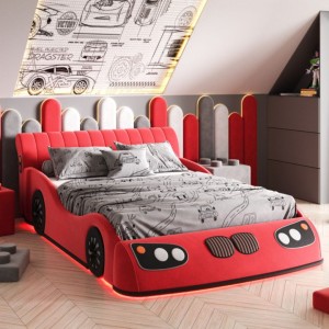 DAPPI - ŁÓŻKO TAPICEROWANE AUTO RACER