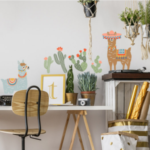 PASTELOWE LOVE - ZESTAW NAKLEJEK LAMY BRĄZOWE