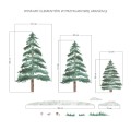 naklejki na ścianę choinki świerki