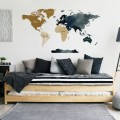 naklejka na ścianę do pokoju dziecka mapa świata