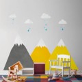 naklejki na ścianę do pokoju dziecka góry