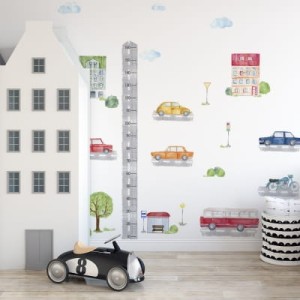 YOKO DESIGN - ZESTAW NAKLEJEK NA ŚCIANĘ SAMOCHODY