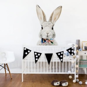 YOKO DESIGN - NAKLEJKA NA ŚCIANĘ KRÓLIK STEFAN Z MUCHĄ