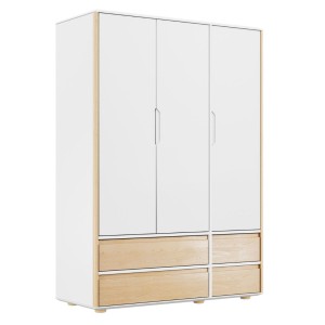 INMONDO - SZAFA TRZYDRZWIOWA 3D4S FUNFLEX BIAŁA