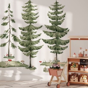 YOKO DESIGN - NAKLEJKI NA ŚCIANĘ ZESTAW CHOINKI 3 SZT.