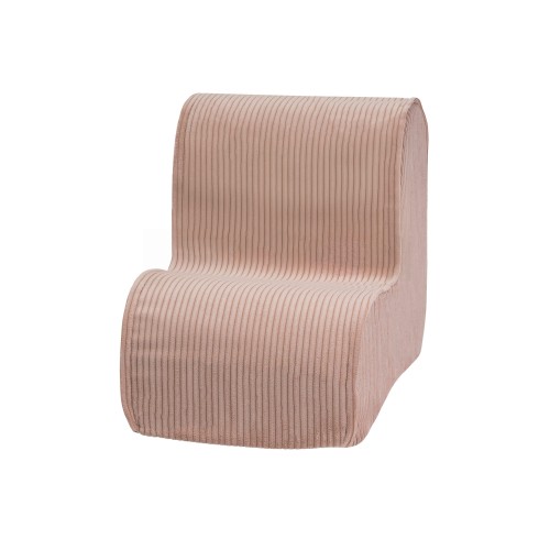 FOTELIK SZTRUKSOWY AESTHETIC PUDROWY RÓŻ