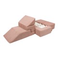 SOFA BRICKS SET AESTHETIC PUDROWY RÓŻ