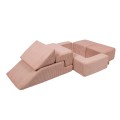SOFA BRICKS SET AESTHETIC PUDROWY RÓŻ