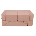 modułowa sofa do pokoju dziecka różowa bricks 6 elementów