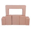 SOFA BRICKS SET AESTHETIC PUDROWY RÓŻ