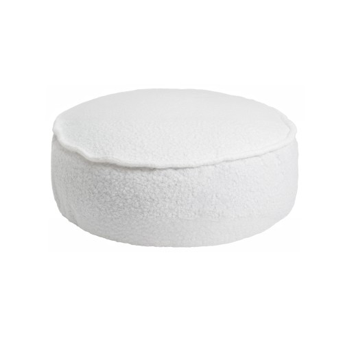 BOUCLE PUFA OKRĄGŁA BIAŁA