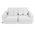 Sofa dziecięca Pocket Plus Boucle Biała - Meow Baby