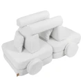 Biała sofa dla dziecka Pocket Plus Boucle