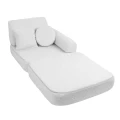 Biała sofa dla dziecka Meow Baby – model Pocket Plus Boucle