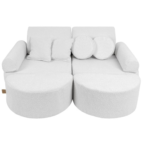 modułowa duża sofa dziecięca boucle