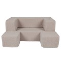 SOFA CUBE BEARLY KREMOWA