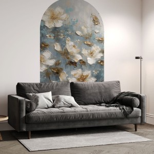 YOKO DESIGN - NAKLEJKA W KSZTAŁCIE ŁUKU KWIATY