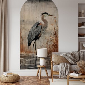 YOKO DESIGN - NAKLEJKA W KSZTAŁCIE ŁUKU PTAK ŻURAW