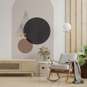 YOKO DESIGN - NAKLEJKA W KSZTAŁCIE ŁUKU ABSTRAKCJA