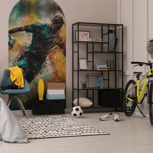 YOKO DESIGN - NAKLEJKA W KSZTAŁCIE ŁUKU PIŁKARZ