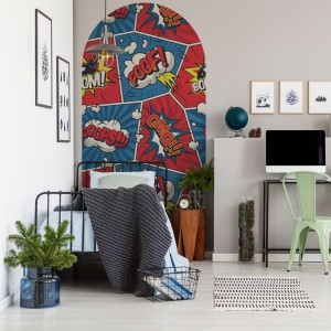 YOKO DESIGN - NAKLEJKA W KSZTAŁCIE ŁUKU KOMIKS