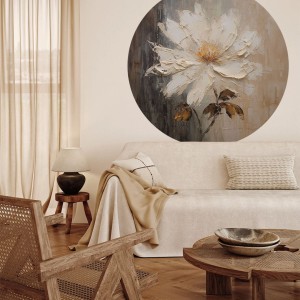 YOKO DESIGN - NAKLEJKA W KSZTAŁCIE KOŁA KWIATY