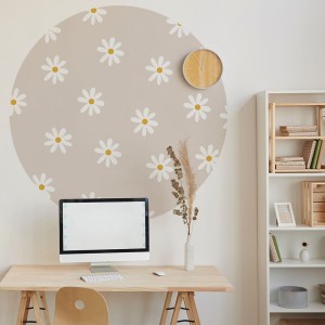 YOKO DESIGN - NAKLEJKA W KSZTAŁCIE KOŁA STOKROTKI