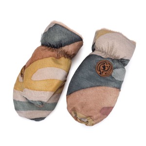 MAKASZKA - ZIMOWE RĘKAWICE DO WÓZKA MONT BLANC RAINBOW MOUNTAIN