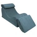 Fotel Piankowy dla Dziecka Wave Lounger Aesthetic Turkusowy - Meow Baby