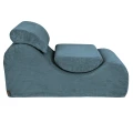 Wygodny Fotel  dla Dziecka Wave Lounger Aesthetic Turkusowy