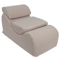 Fotel piankowy dla dziecka Wave Lounger Bearly jasnoszary Meow Baby