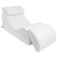 Fotel Piankowy dla Dziecka Wave Lounger Boucle Biały - Meow Baby