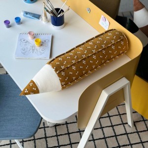 MOI MILI - PODUSZKA SZTRUKSOWA KREDKA JESIEŃ