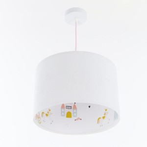 BPS KONCEPT - LAMPA WISZĄCA SWEET DREAMS WELUR/ KSIĘŻNICZKI