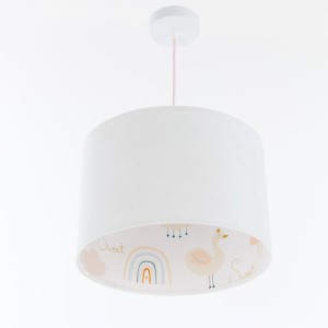 BPS KONCEPT - LAMPA WISZĄCA SWEET DREAMS WELUR/ PASTELE