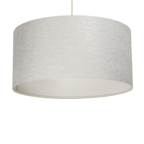 LAMPA WISZĄCA LEN JASNY BEŻ