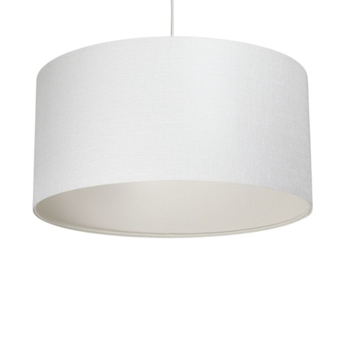 LAMPA WISZĄCA LEN BIAŁA