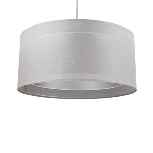 BPS KONCEPT - LAMPA WISZĄCA DUO LEN SZARY